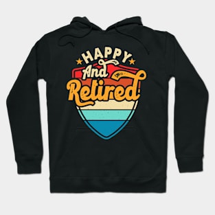 Happy And Retired T shirt For Women Hoodie